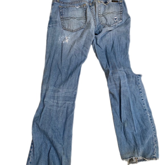 Vintage Lucky Brand Light Blue Ripped-Up Jeans - Rare Find! - Picture 3 of 3